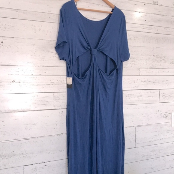 Nwt Eloquii Elements twist back detail jersey maxi dress multiple plus sizes - Picture 8 of 9